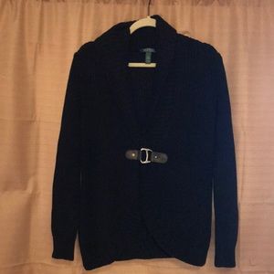 Ralph Lauren ribbed black sweater
